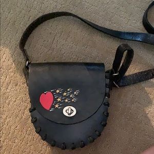 Beautiful vintage handmade leather purse